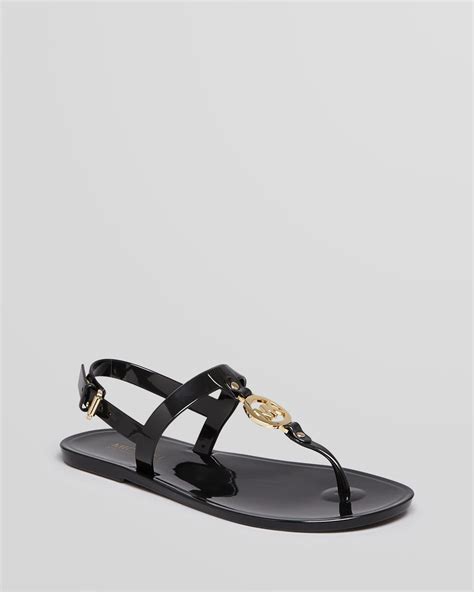 michael kors mk jet set jelly flat sandals|michael michael kors mk jet set jelly flat sandals .